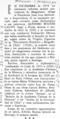 Personas y personajes.