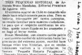 Tres pequeñas historias.  [artículo]