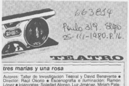 Tres Marías y una Rosa.