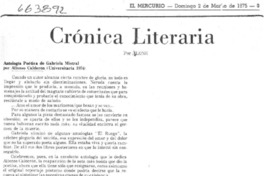 Crónica literaria