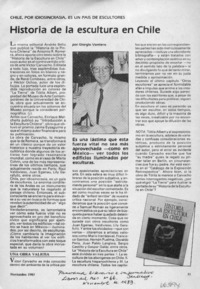 Historia de la escultura en Chile