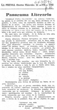 Poemas para clavecín