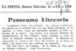 Poemas para clavecín