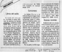 Libros del exilio.  [artículo]