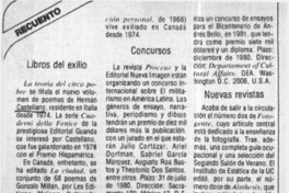 Libros del exilio.  [artículo]
