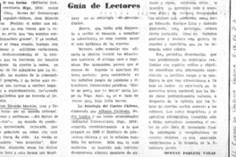 Guía de lectores.