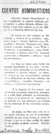 Cuentos humorísticos.