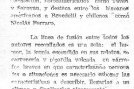 Cuentos humorísticos.