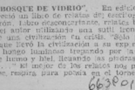 El bosque de vidrio.  [artículo]