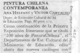 Pintura chilena contemporanea.