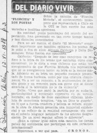 "Florcita" y otros poetas.