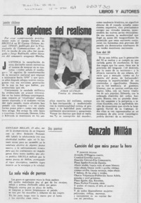 Las Opciones del realismo.