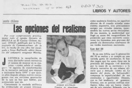 Las Opciones del realismo.
