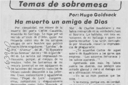 Ha muerto un amigo de Dios