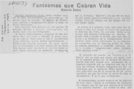 Fantasmas que cobran vida