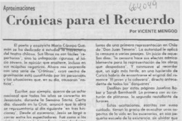 Crónicas para el recuerdo