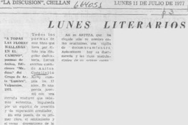 "A todas las flores halladas en el camino".