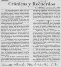 Crónicas y recuerdos