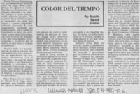 Color del tiempo