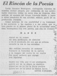 El rincón de la poesía.