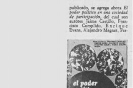 La Sociedad comunitaria.