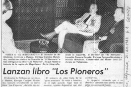 Lanzan libro "Los Pioneros".  [artículo]