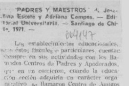 Padres y maestros