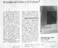 Jornadas de cultura.  [artículo]