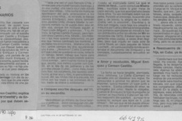 Intimidades de dos revolucionarios.