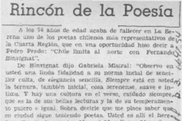 Rincón de la poesía