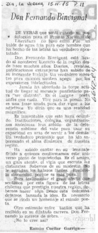 Don Fernando Binvignat