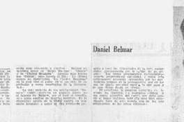 Daniel Belmar.