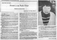 Frente a un nudo ciego  [artículo] María Luisa Bombal.