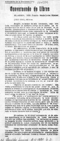 El Arbol.  [artículo]