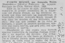 Fuerte Bulnes.