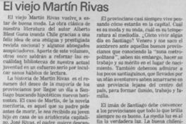El viejo Martín Rivas