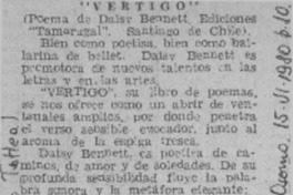 Vértigo  [artículo] Federico Tatter.