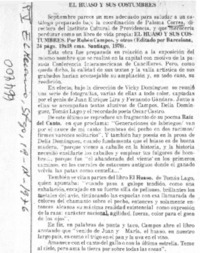 El huaso y sus costumbres.  [artículo]