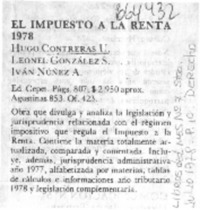 El impuesto a la renta.  [artículo]