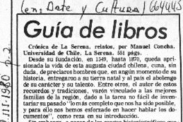 Guía de libros.  [artículo]