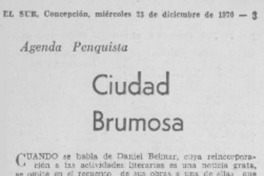Ciudad brumosa