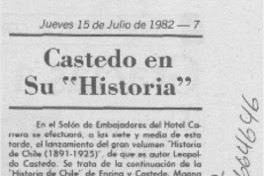 Castedo en su "Historia"