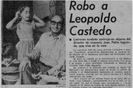Robo al Leopoldo Castedo.
