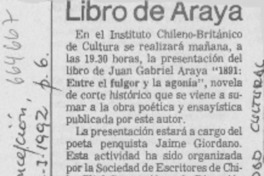 Libro de Araya.