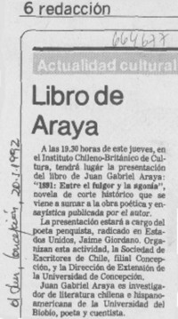 Libro de Araya.