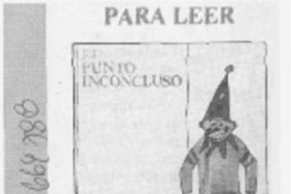 El punto inconcluso.