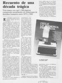 Recuento de una década trágica