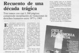 Recuento de una década trágica