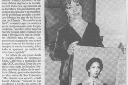 Isabel Allende narra el viaje mítico de una joven desde Chile a California.
