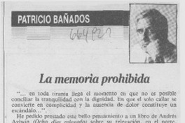 La memoria prohibida